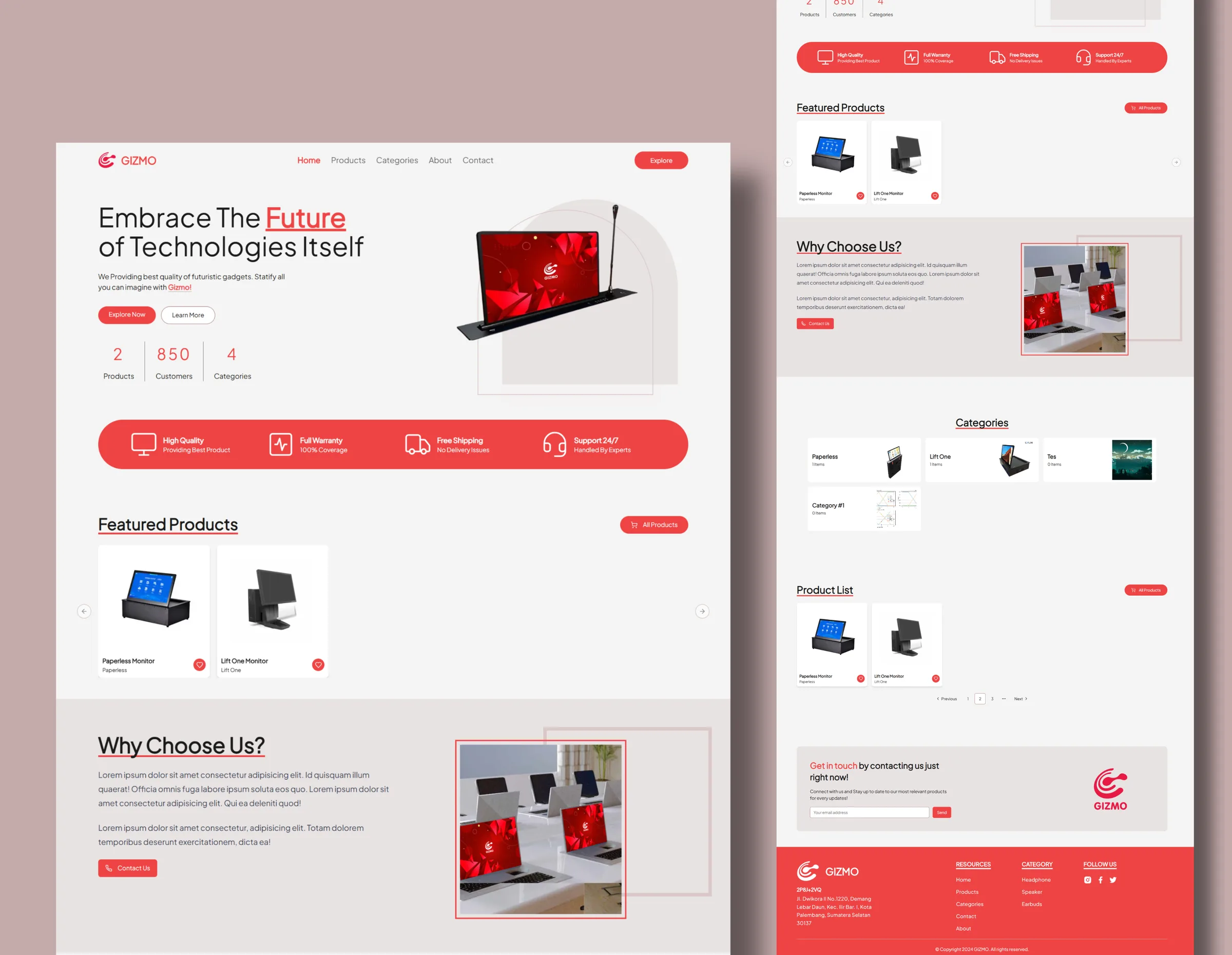 Gizmo Product Catalog